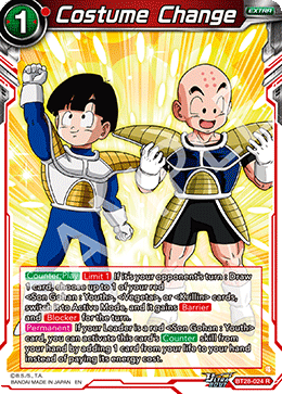 Costume Change, Prismatic Clash Release Event · BT28-024
