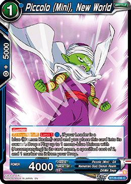 Piccolo, Prismatic Clash · BT28-036
