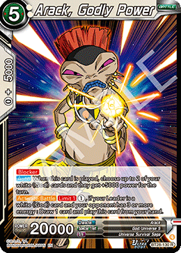 Arack, Godly Power, Prismatic Clash Release Event · BT28-130