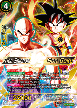 Tien Shinhan VS Son Goku, Prismatic Clash · BT28-145