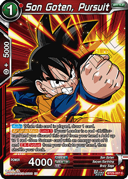Son Goten, Pursuit, Fearsome Rivals · BT29-007