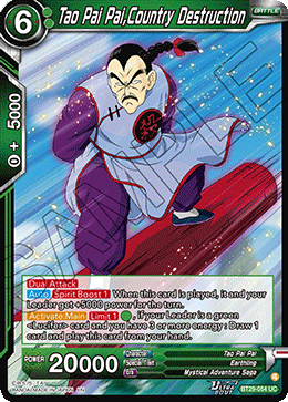 Tao Pai Pai, Country Destruction, Fearsome Rivals Release Event · BT29-054