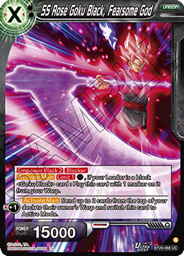 SS Rose Goku Black, Fearsome God, Fearsome Rivals Release Event · BT29-088