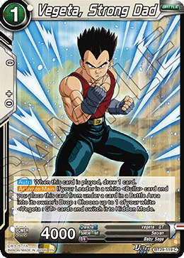 Vegeta, Strong Dad, Fearsome Rivals · BT29-119