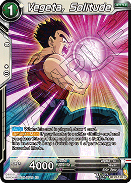 Vegeta, Solitude, Fearsome Rivals · BT29-120