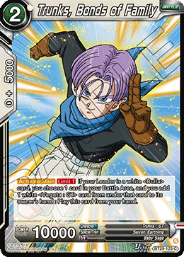 Trunks, Bonds of Family, Fearsome Rivals · BT29-123