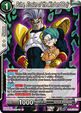 Bulma, Erosion of the Mind and Body, Fearsome Rivals Release Event · BT29-125