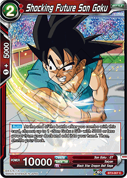 Shocking Future Son Goku, Cross Worlds · BT3-007