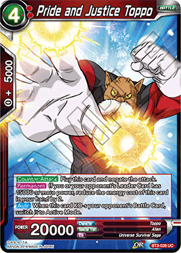 Pride and Justice Toppo, Cross Worlds · BT3-026
