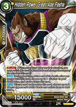 Hidden Power Great Ape Fasha, Cross Worlds · BT3-098