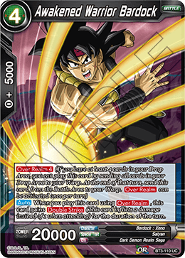Awakened Warrior Bardock, Judge Promotion Cards · BT3-110