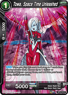 Towa, Space Time Unleashed, Cross Worlds · BT3-115