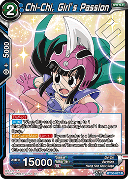 Chi-Chi, Girl’s Passion, Three Glorious Fighters Release Event · BT30-027