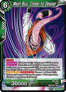 Majin Buu, Closer to Despair, Three Glorious Fighters Release Event · BT30-057