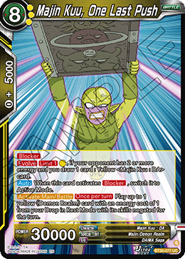 Majin Kuu, One Last Push, Three Glorious Fighters Release Event · BT30-077