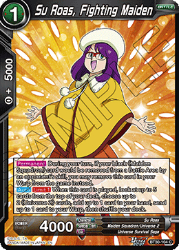Su Roas, Fighting Maiden, Three Glorious Fighters · BT30-104