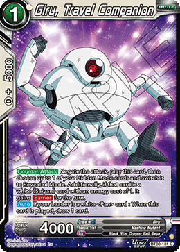 Giru, Travel Companion, Three Glorious Fighters · BT30-131