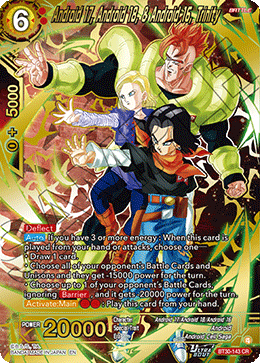 Android 17, Android 18, & Android 16, Trinity, Three Glorious Fighters · BT30-143