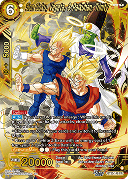 Son Goku, Vegeta, & Paikuhan, Trinity, Three Glorious Fighters · BT30-148