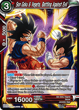 Son Goku & Vegeta, Battling Against Evil, Impact Beyond Dimensions Release Event · BT31-010