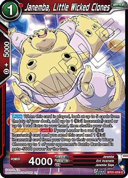 Janemba, Little Wicked Clones, Impact Beyond Dimensions · BT31-019