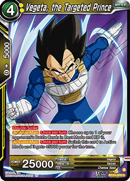 Vegeta, the Targeted Prince, Impact Beyond Dimensions · BT31-070
