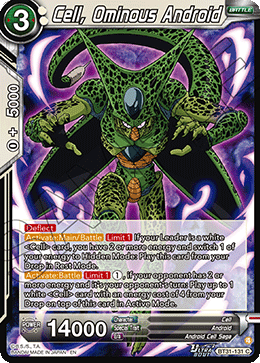 Cell, Ominous Android, Impact Beyond Dimensions · BT31-131