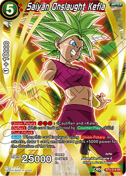 Saiyan Onslaught Kefla, Colossal Warfare · BT4-019