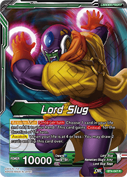 Lord Slug // Lord Slug, Gigantified, Oversized Cards · BT4-047