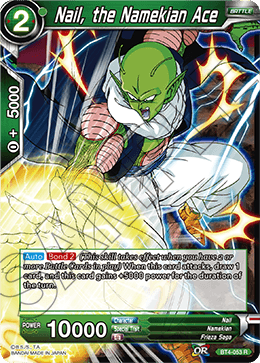 Nail, the Namekian Ace, Draft Box 04 - Dragon Brawl · BT4-053