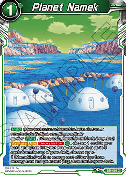 Planet Namek, Colossal Warfare · BT4-069