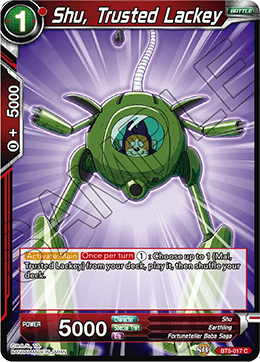 Shu, Trusted Lackey, Miraculous Revival · BT5-017