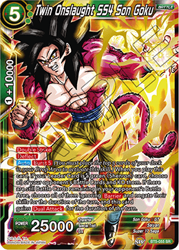 Twin Onslaught SS4 Son Goku, Miraculous Revival · BT5-055