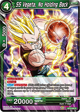 SS Vegeta, No Holding Back, Miraculous Revival · BT5-058