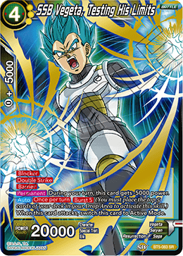 SSB Vegeta, Testing His Limits, Miraculous Revival · BT5-083