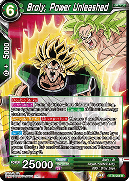 Broly, Power Unleashed, Destroyer Kings · BT6-061
