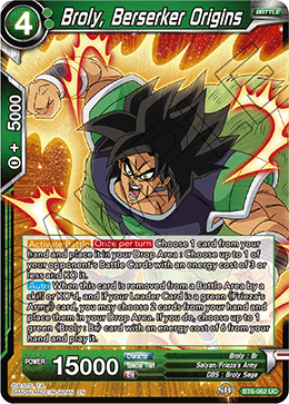 Broly, Berserker Origins, Destroyer Kings · BT6-062