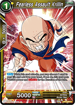 Fearless Assault Krillin, Destroyer Kings Pre-Release Cards · BT6-089