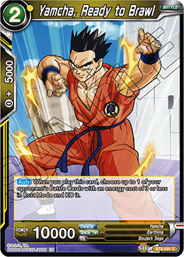 Yamcha, Ready to Brawl, Destroyer Kings Pre-Release Cards · BT6-091