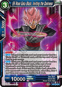 SS Rose Goku Black, Inviting the Darkness, Assault of the Saiyans Pre-Release Cards · BT7-043