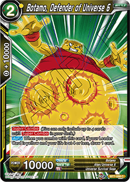 Botamo, Defender of Universe 6, Assault of the Saiyans Pre-Release Cards · BT7-088
