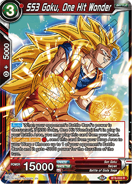 SS3 Goku, One Hit Wonder, Malicious Machinations · BT8-003