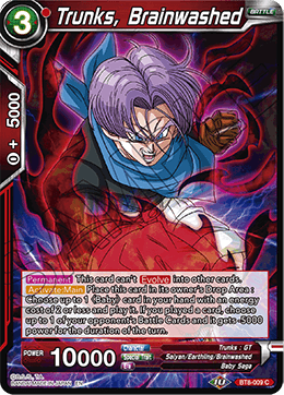Trunks, Brainwashed, Malicious Machinations · BT8-009