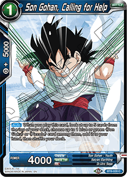 Son Gohan, Calling for Help, Malicious Machinations · BT8-028