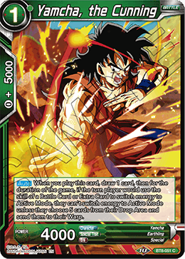 Yamcha, the Cunning, Malicious Machinations Pre-Release Cards · BT8-051