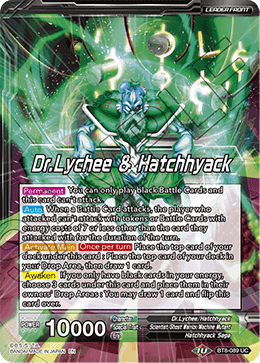 Dr.Lychee & Hatchhyack // Hatchhyack, Malice Assimilated, Malicious Machinations Pre-Release Cards · BT8-089