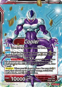 Cooler // Cooler, Revenge Transformed, Judge Promotion Cards · BT9-002