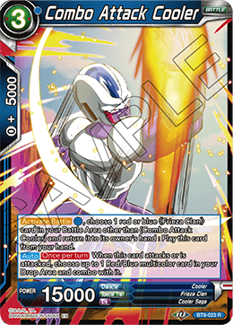 Combo Attack Cooler, Universal Onslaught Pre-Release Cards · BT9-023