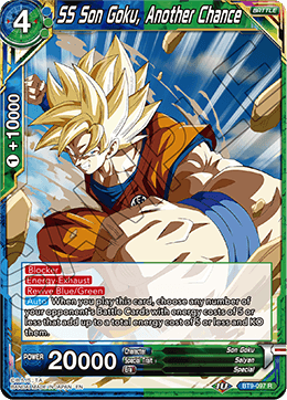 SS Son Goku, Another Chance, Universal Onslaught Pre-Release Cards · BT9-097