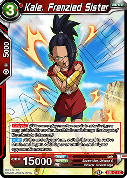 Kale, Frenzied Sister, Draft Box 04 - Dragon Brawl · DB1-011